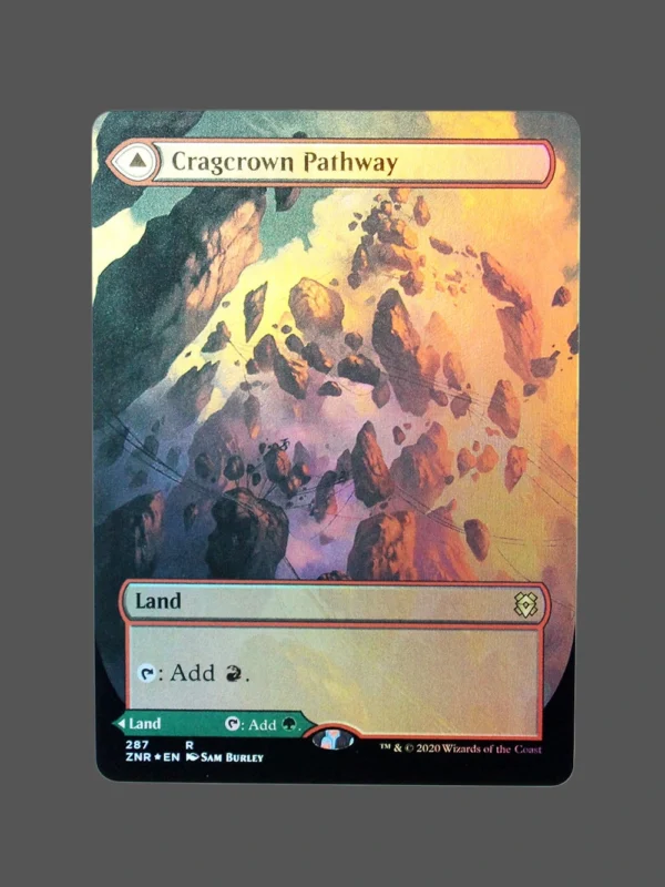 Cragcrown Pathway Foil MTG Proxy | Zendikar Rising