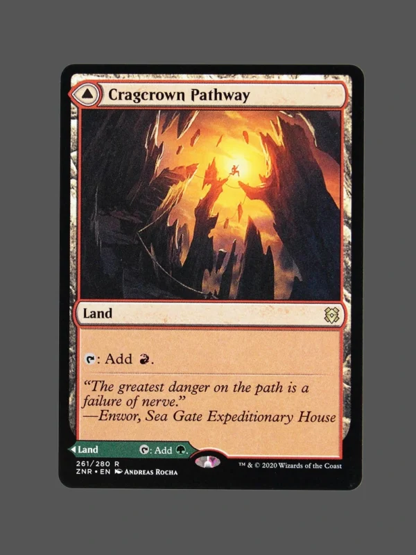 Cragcrown Pathway Holo MTG Proxy | Zendikar Rising