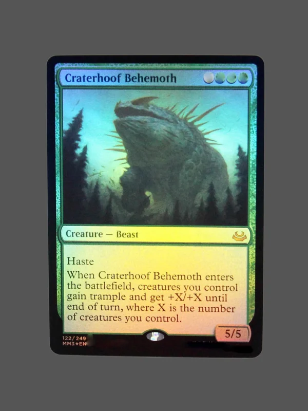 Craterhoof Behemoth Foil MTG Proxy | Magic 2013