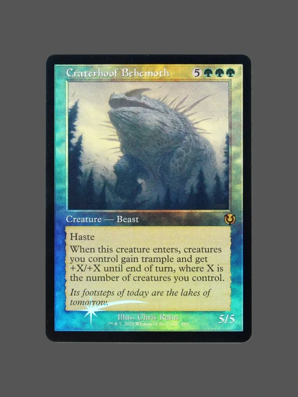 Craterhoof Behemoth Foil MTG Proxy | Magic 2025