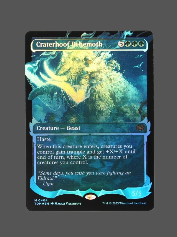 Craterhoof Behemoth Foil MTG Proxy | The Lost Caverns of Ixalan