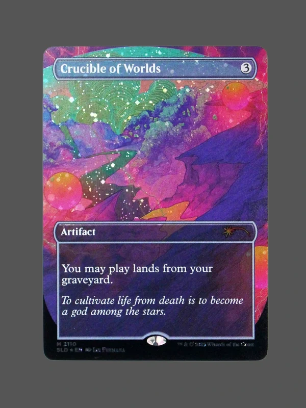 Crucible of Worlds Galaxy Foil MTG Proxy | Secret Lair Drop