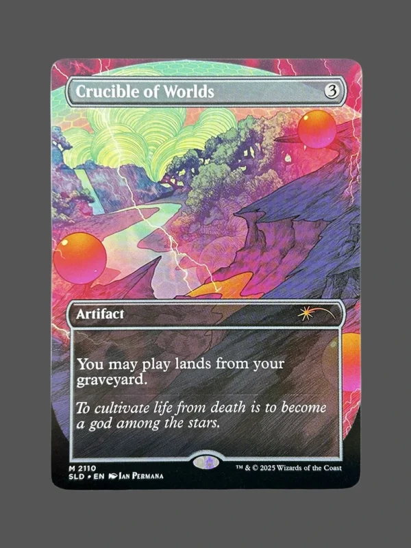 Crucible of Worlds Holo MTG Proxy | Secret Lair Drop