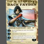 Dack Fayden Holo MTG Proxy | Streets of New Capenna
