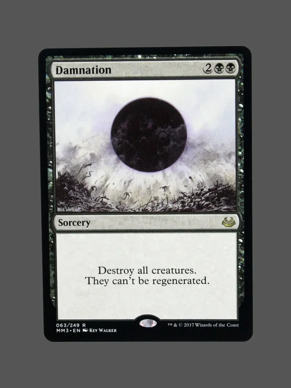 Damnation Holo MTG Proxy | Magic 2017