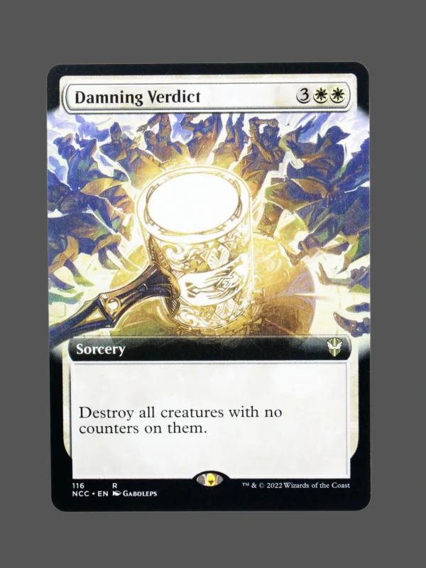 Damning Verdict Holo MTG Proxy | New Capenna