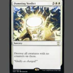 Damning Verdict Holo MTG Proxy | New Capenna