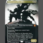 Dark Leo & Shredder Holo MTG Proxy | TMT