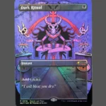 Dark Ritual Foil MTG Proxy | Secret Lair Prize