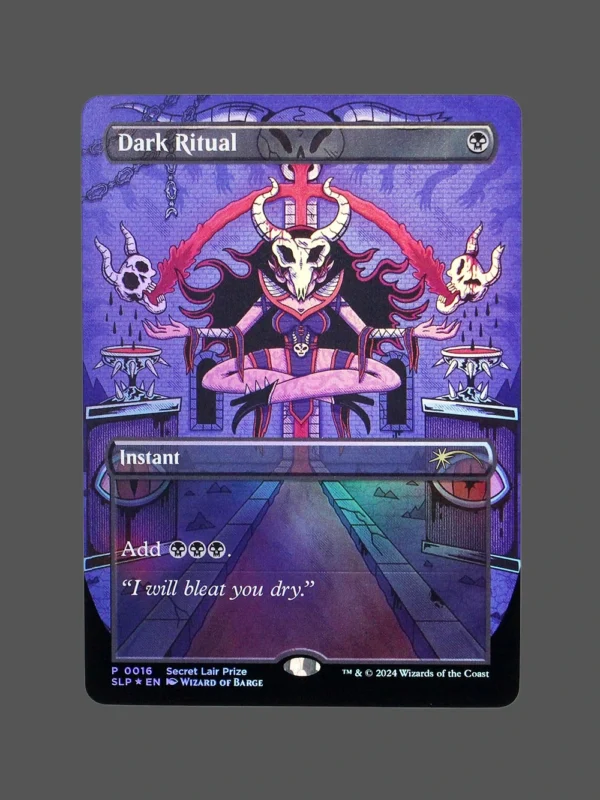 Dark Ritual Foil MTG Proxy | Secret Lair Prize