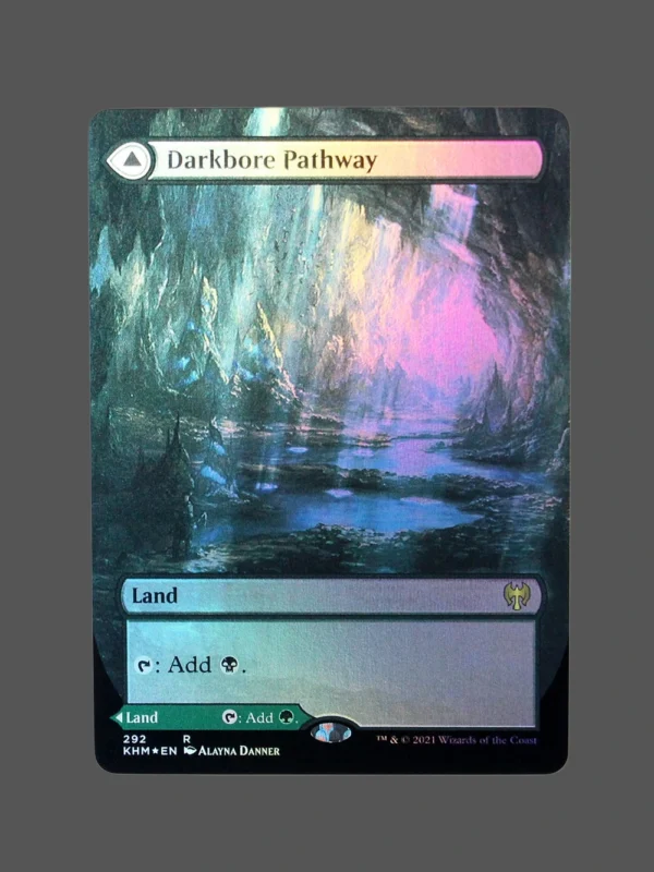 Darkbore Pathway Foil MTG Proxy | Kaldheim