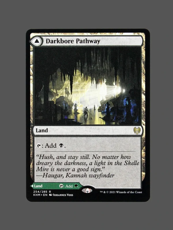 Darkbore Pathway Holo MTG Proxy | Kaldheim