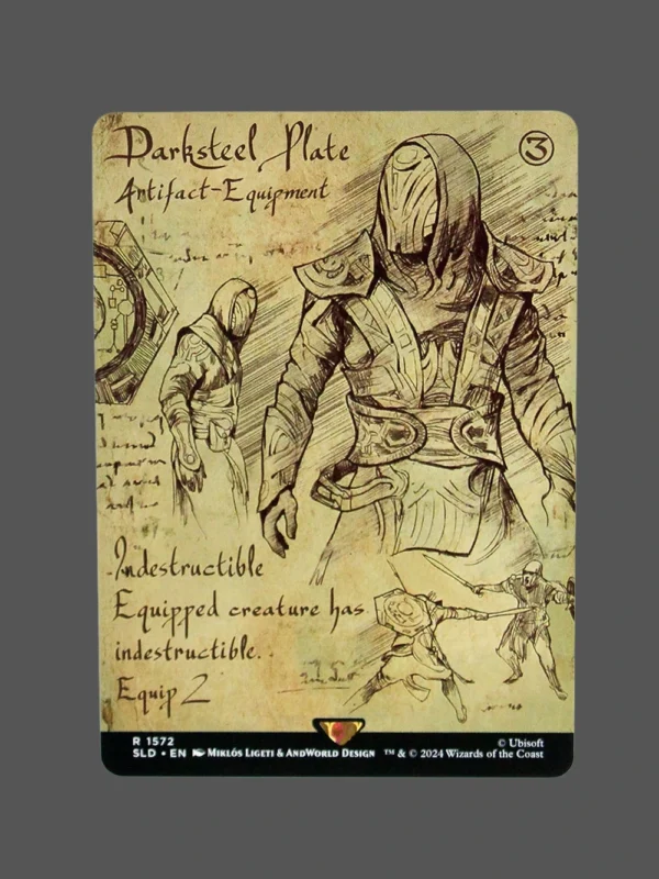 Darksteel Plate Holo MTG Proxy | Streets of New Capenna