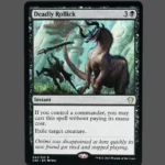 Deadly Rollick Holo MTG Proxy | Commander 2020