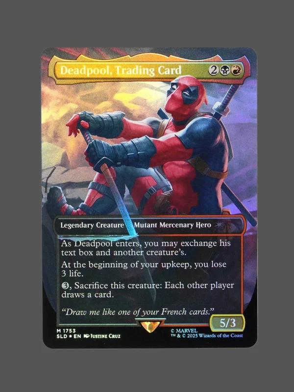 Deadpool, Trading Card Foil MTG Proxy | Secret Lairs