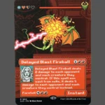 Delayed Blast Fireball Holo MTG Proxy | Streets of New Capenna