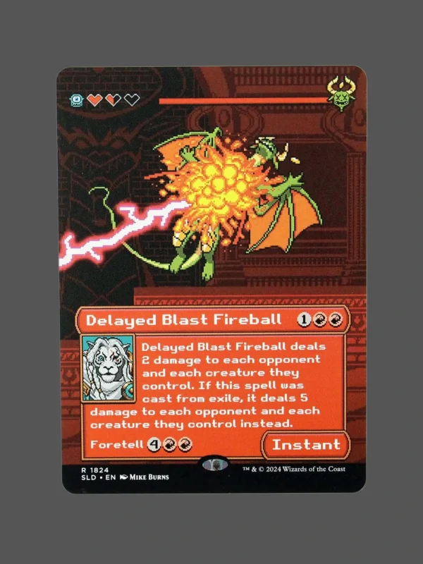 Delayed Blast Fireball Holo MTG Proxy | Streets of New Capenna
