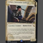Delney, Streetwise Lookout Holo MTG Proxy | Murders at Karlov Manor