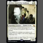 Delney, Streetwise Lookout Holo MTG Proxy | Murders at Karlov Manor