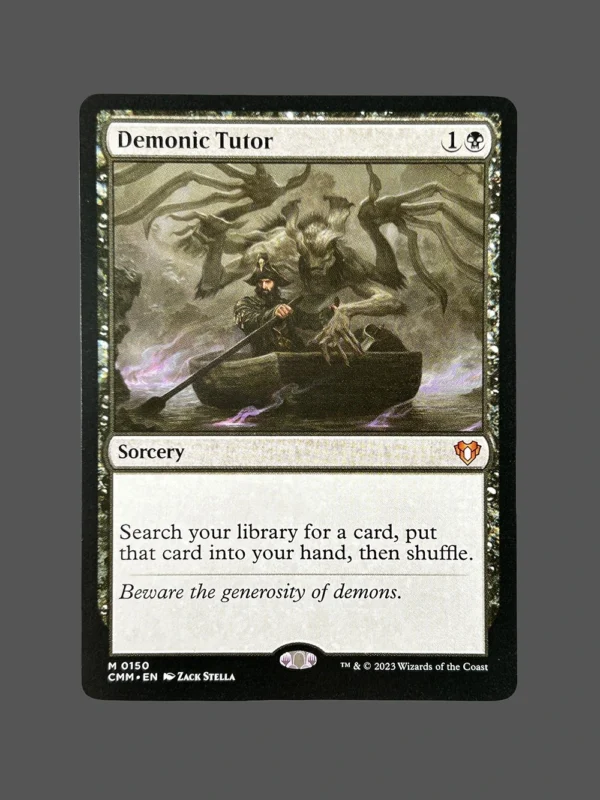 Demonic Tutor Holo MTG Proxy | Commander Masters