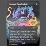 Demonic Consultation Foil MTG Proxy | Streets of New Capenna
