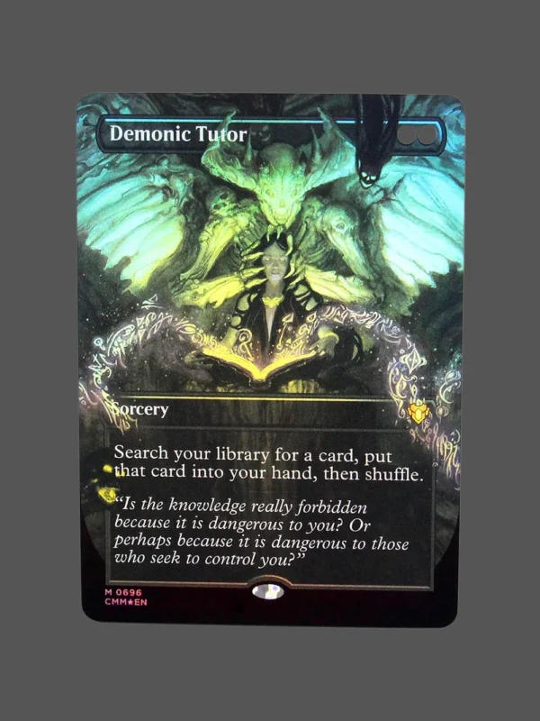 Demonic Tutor Foil MTG Proxy | Commander Legends