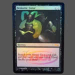 Demonic Tutor Foil MTG Proxy | Judge Gift Cards 2008