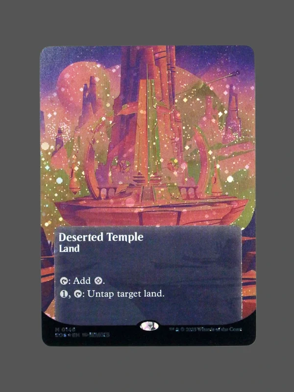 Deserted Temple Galaxy Foil MTG Proxy | CMB