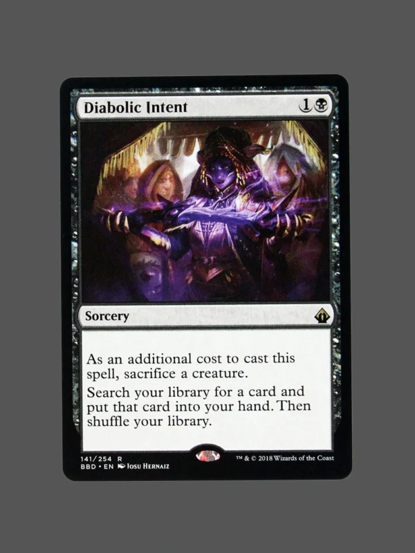 Diabolic Intent Holo MTG Proxy | Battlebond