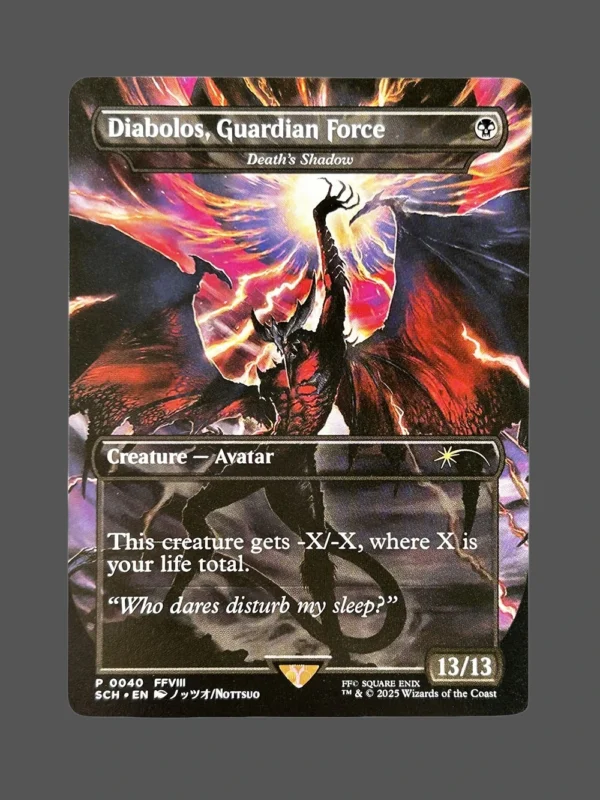 Diabolos, Guardian Force Holo MTG Proxy | Secret Lair Drop Series
