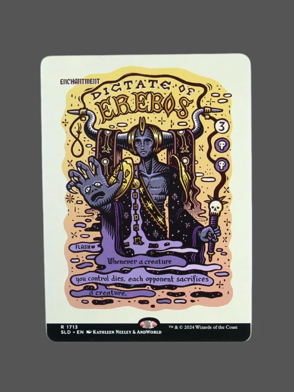 Dictate of Erebos Holo MTG Proxy | Streets of New Capenna