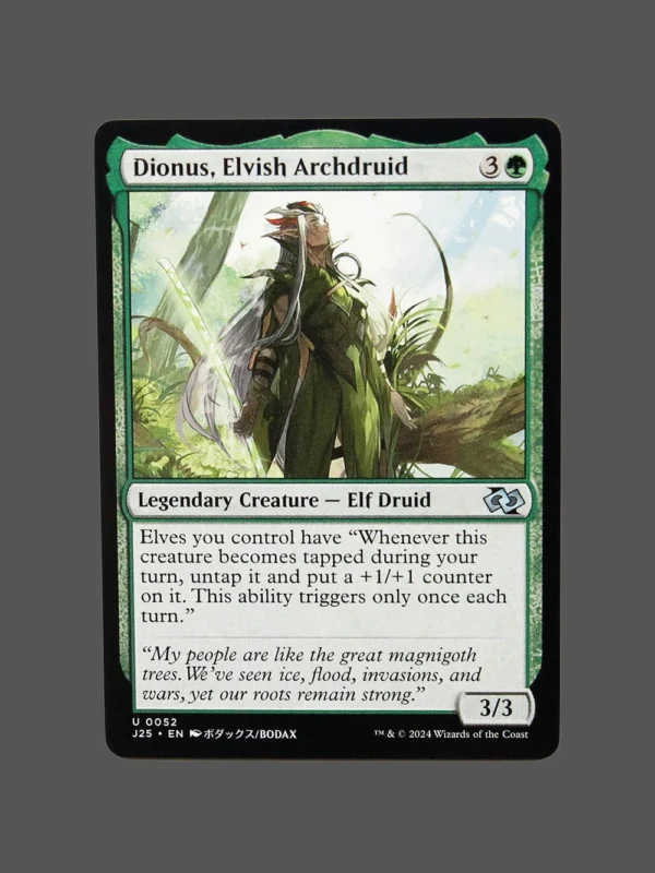 Dionus, Elvish Archdruid Regular MTG Proxy | Jumpstart 2025