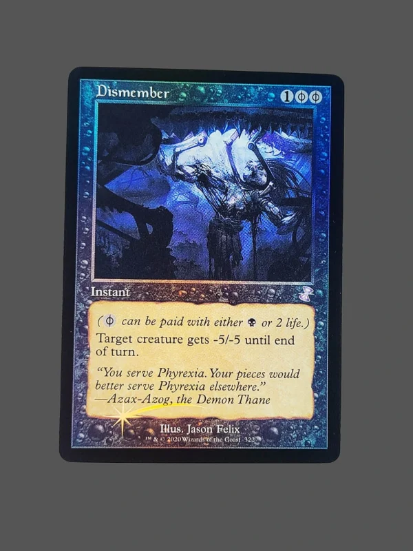 Dismember Foil MTG Proxy | Throne of Eldraine