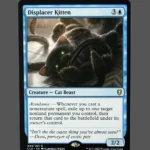 Displacer Kitten Holo MTG Proxy | Commander Legends: Battle for Baldur's Gate