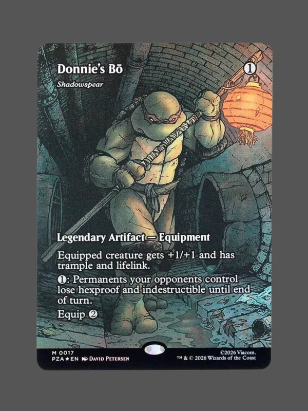 Donnie's Bō Foil MTG Proxy | Streets of New Capenna