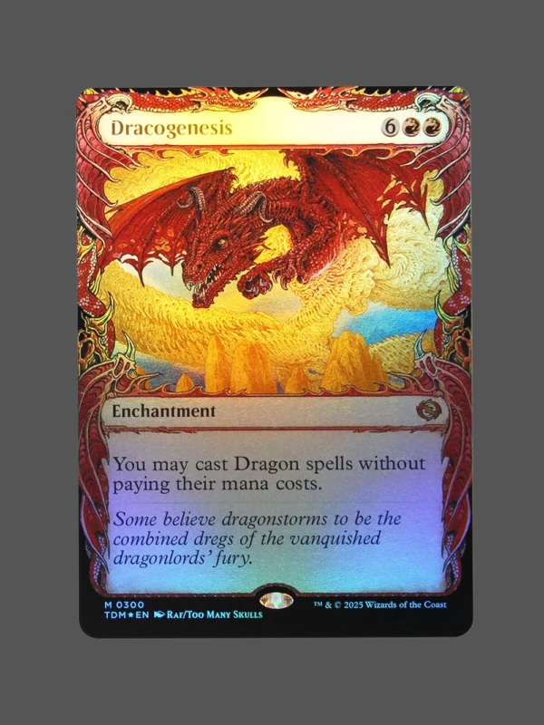 Dracogenesis Foil MTG Proxy | The Lost Caverns of Ixalan