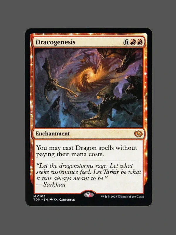 Dracogenesis Holo MTG Proxy | The Lost Caverns of Ixalan