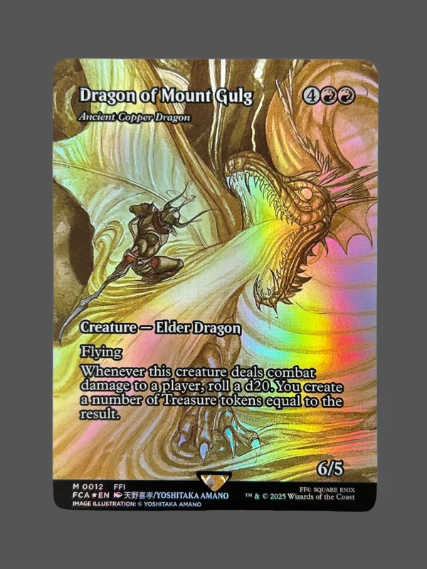 Dragon of Mount Gulg Foil MTG Proxy | Foundations