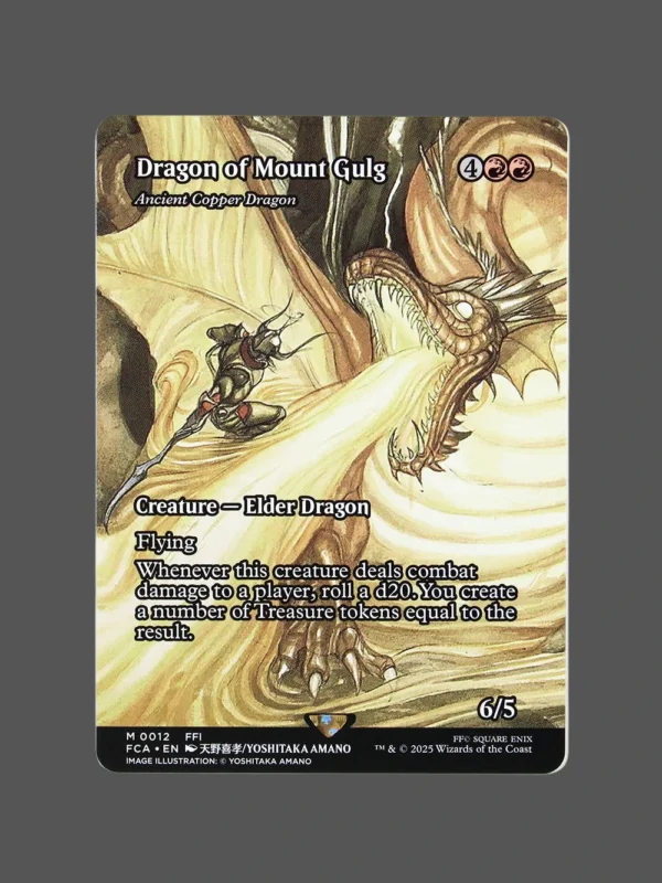 Dragon of Mount Gulg Holo MTG Proxy | Foundations