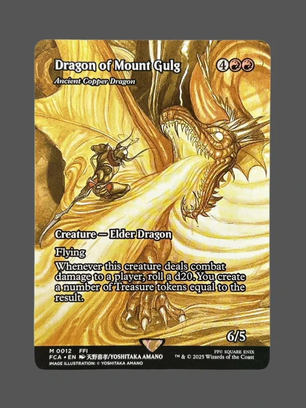 Dragon of Mount Gulg Holo MTG Proxy | Foundations