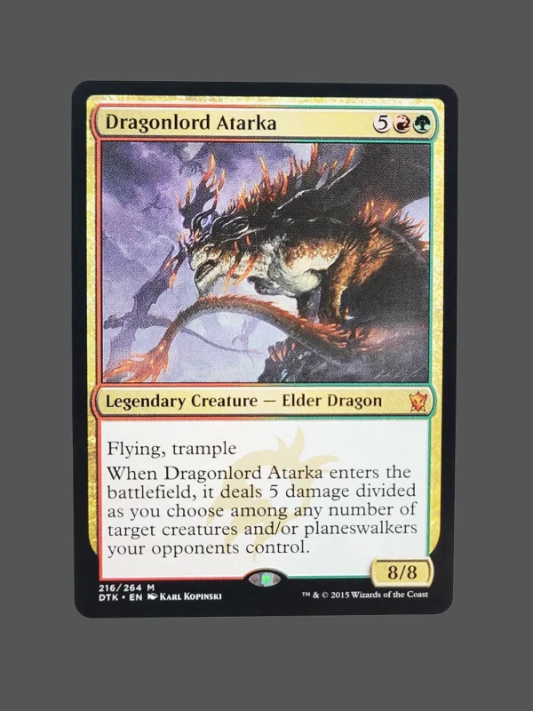 Dragonlord Atarka Holo MTG Proxy | Dragons of Tarkir