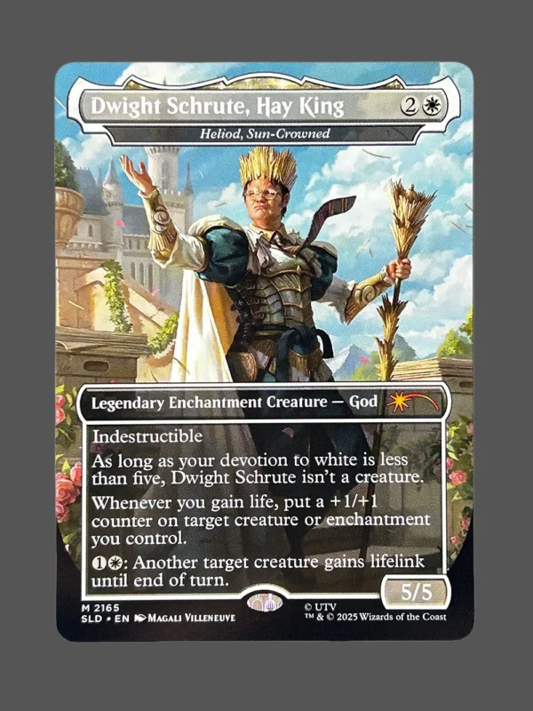 Dwight Schrute, Hay King Holo MTG Proxy | Streets of New Capenna