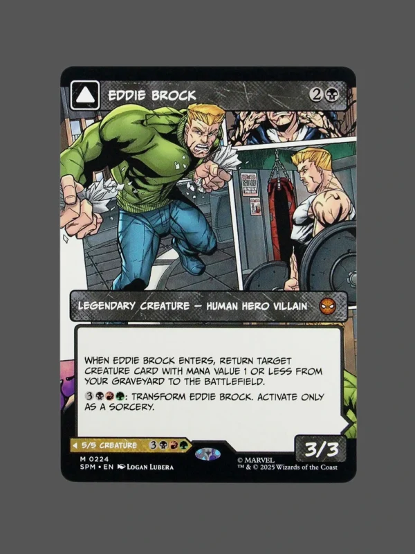 Eddie Brock Holo MTG Proxy | Secret Lair