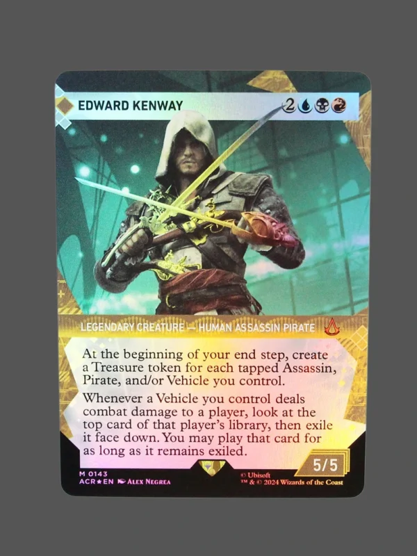 Edward Kenway Foil MTG Proxy | Assassin's Creed