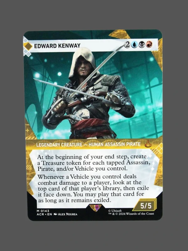 Edward Kenway Holo MTG Proxy | Assassin's Creed