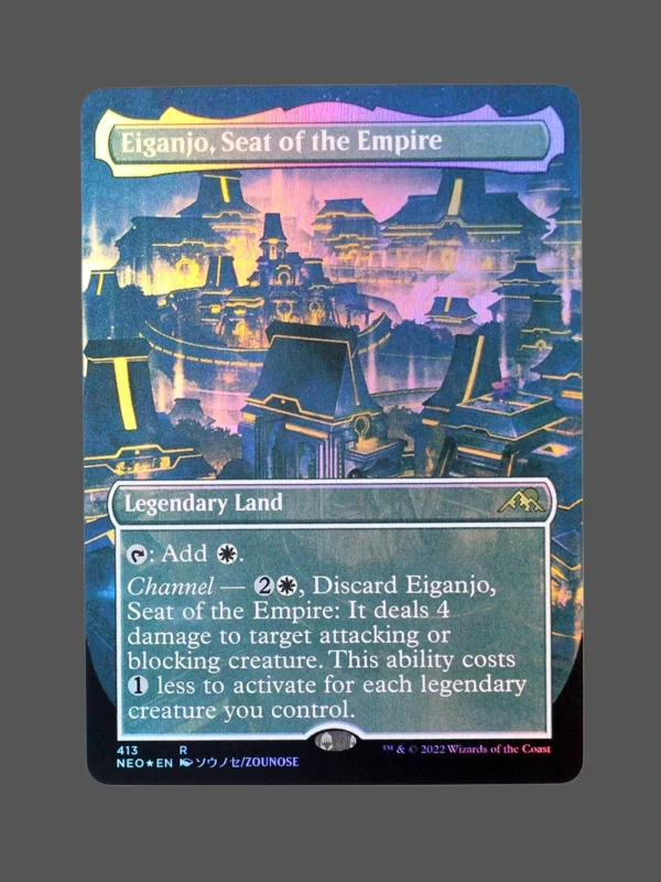 Eiganjo, Seat of the Empire Foil MTG Proxy | Neon Dynasty