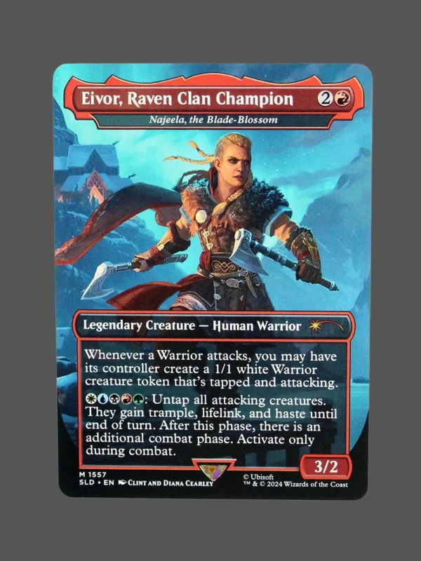 Eivor, Raven Clan Champion Holo MTG Proxy | Secret Lair Drop