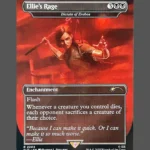 Ellie's Rage Holo MTG Proxy | Streets of New Capenna