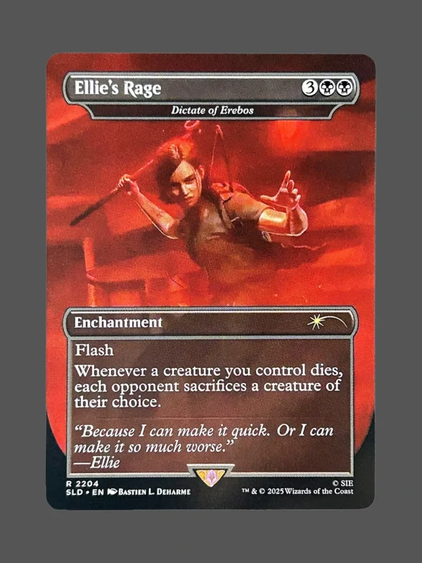 Ellie's Rage Holo MTG Proxy | Streets of New Capenna