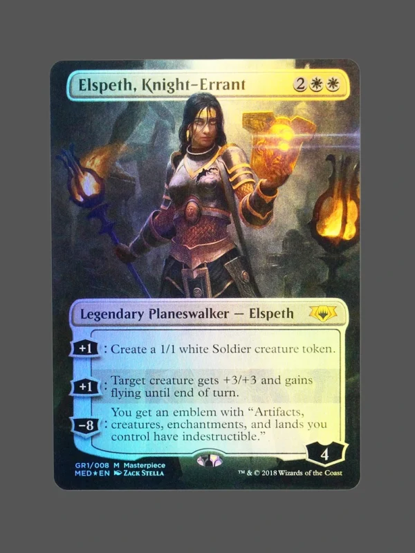 Elspeth, Knight-Errant Foil MTG Proxy | Guilds of Ravnica